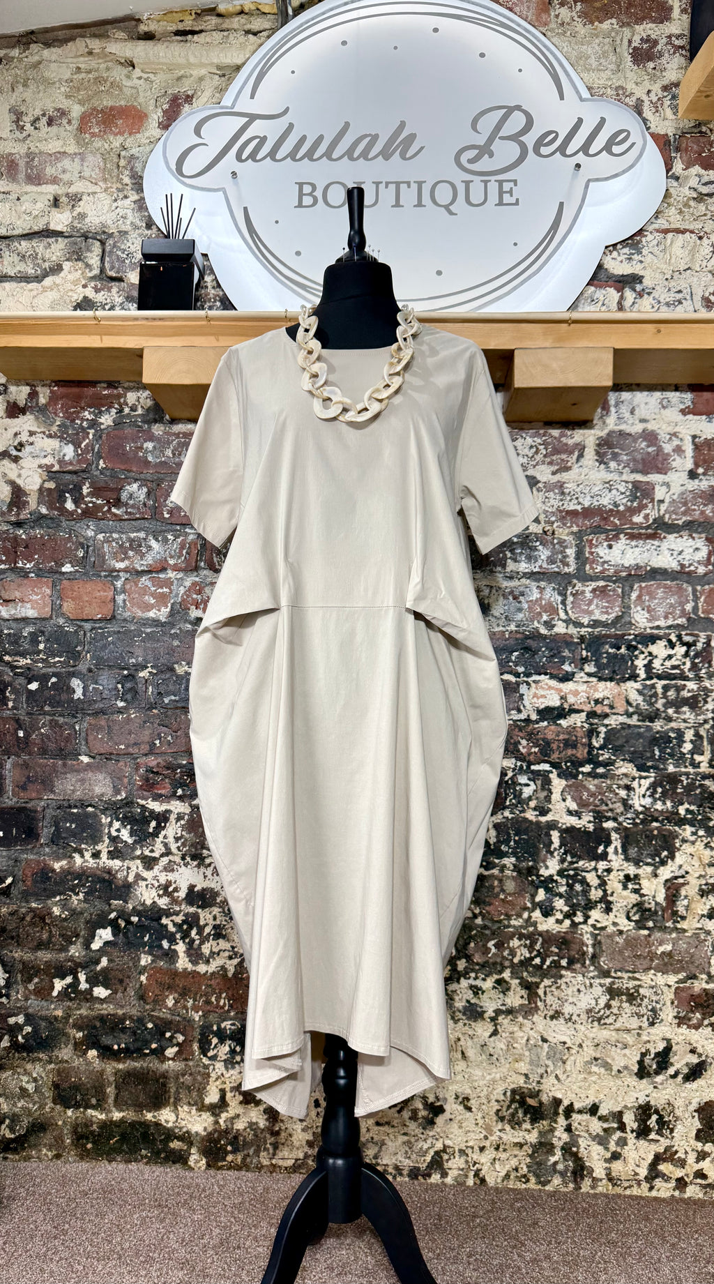 Tuck detailed dress