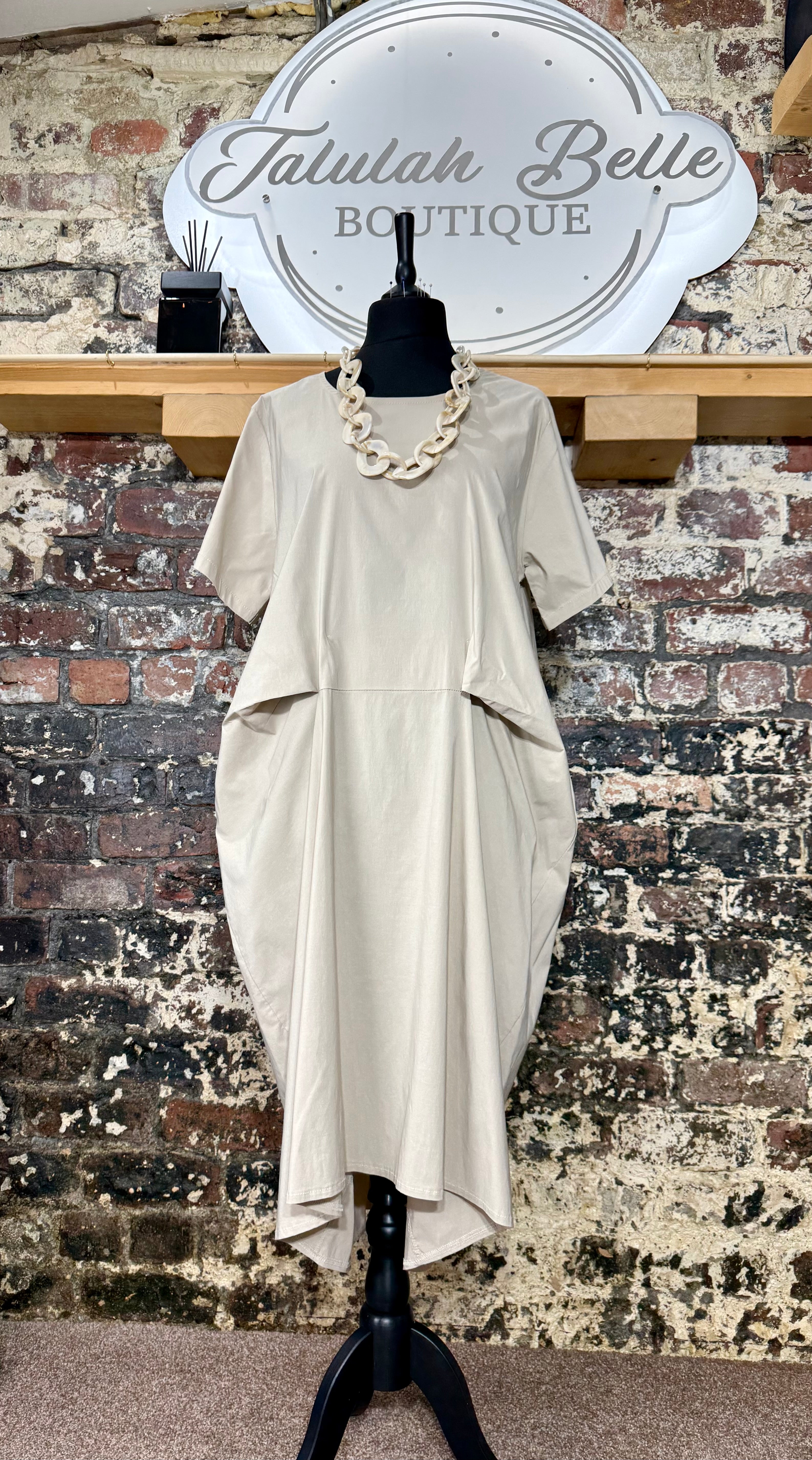 Tuck detailed dress