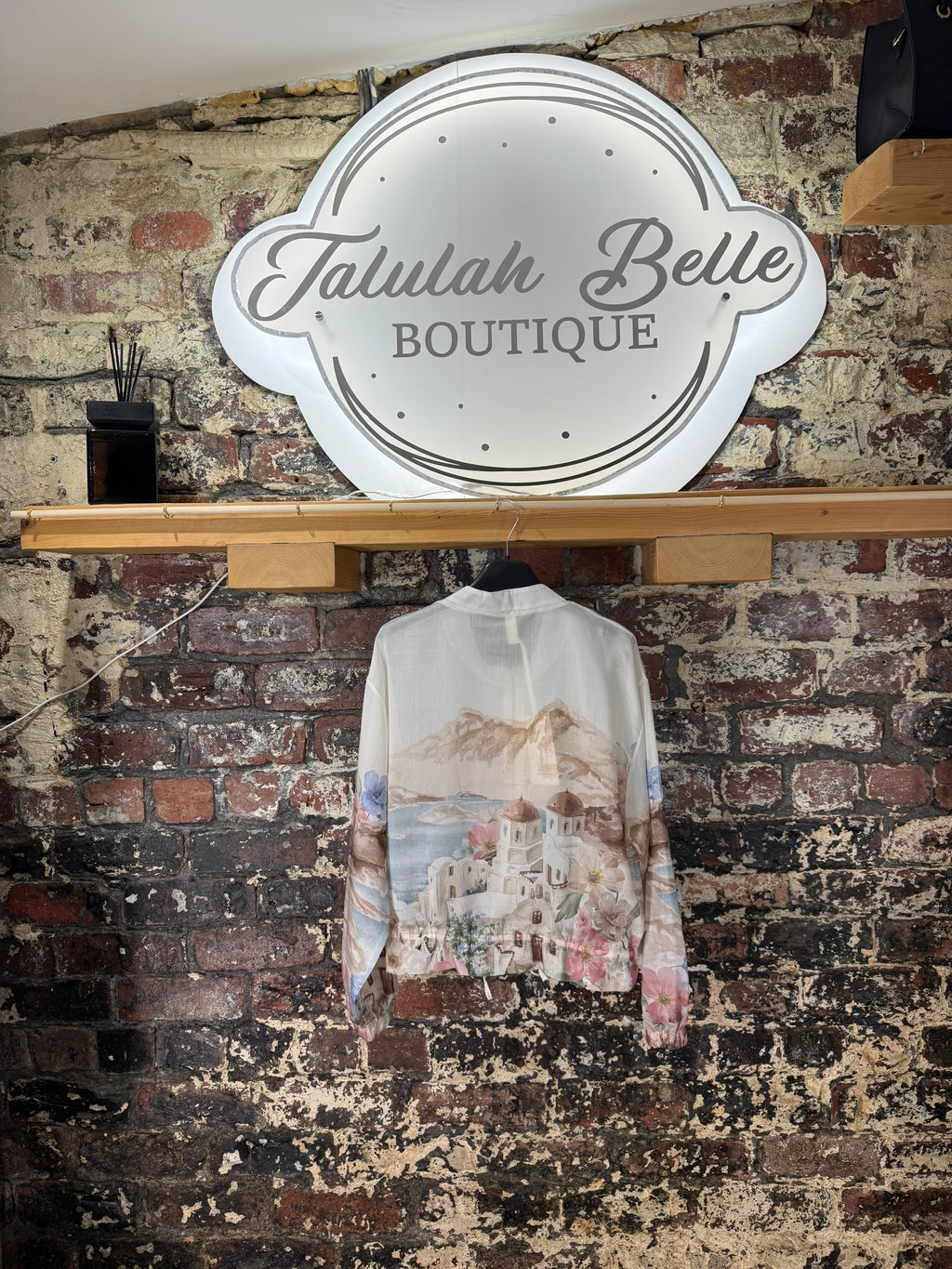 Blouson “organza Amalfi” bomber style jacket/top