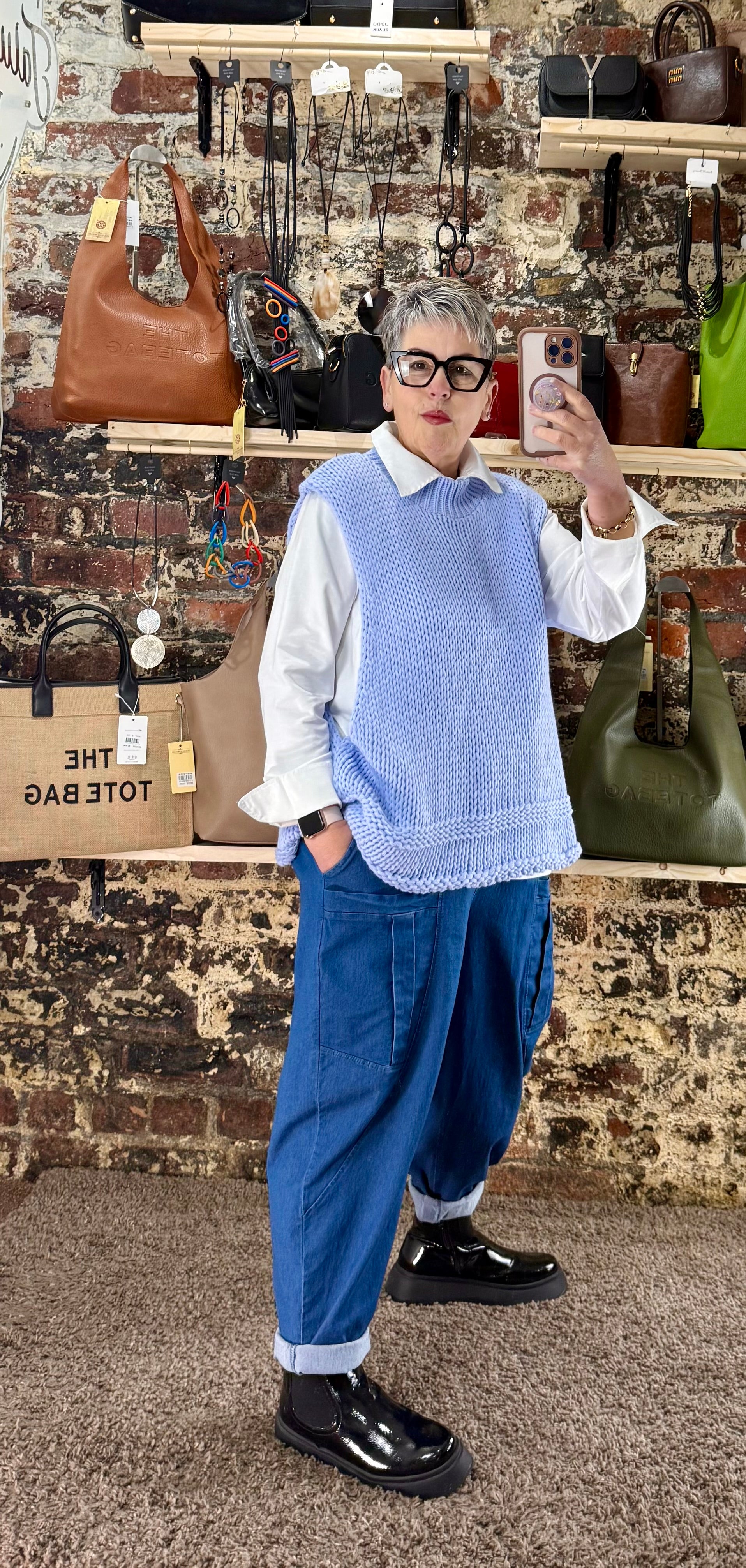 Fisherman tank knit