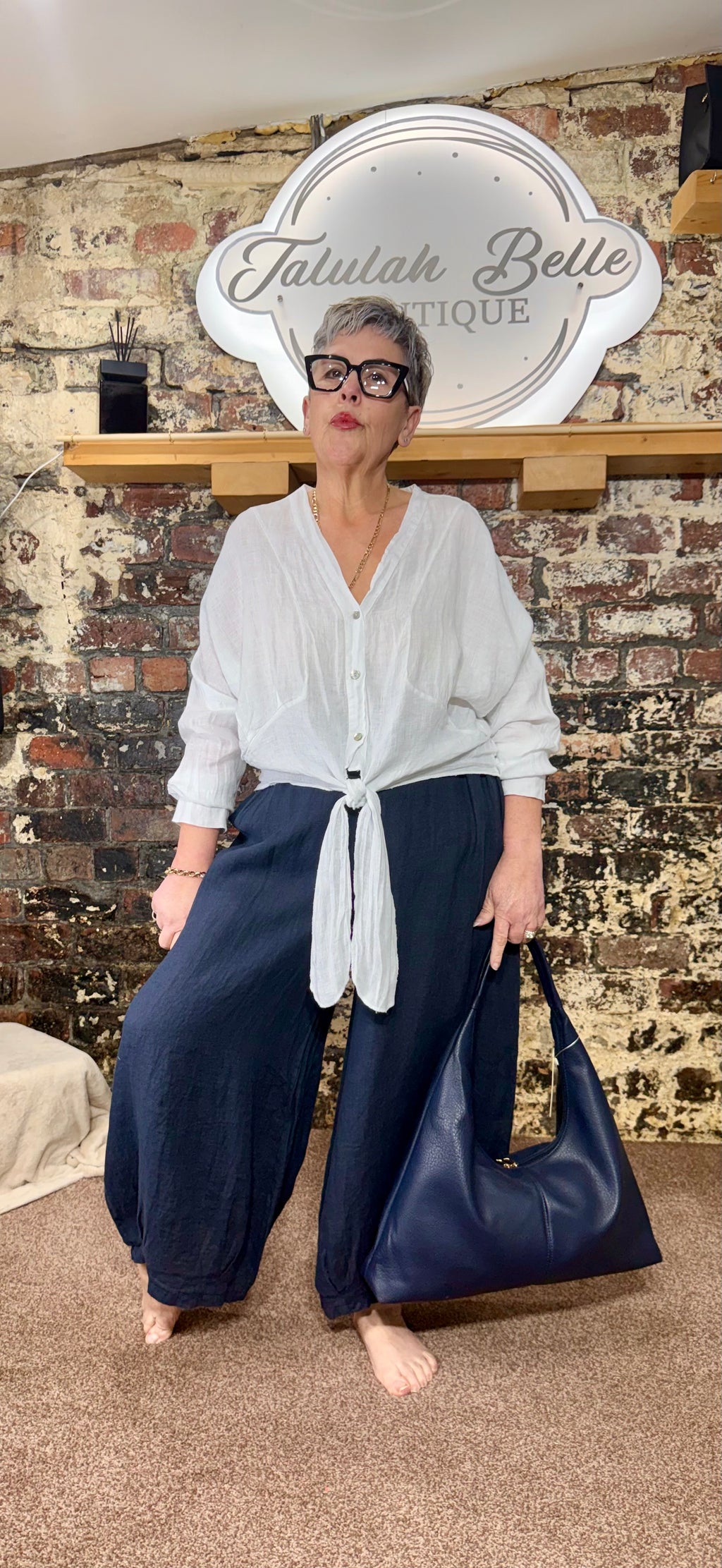Linen shrug jacket