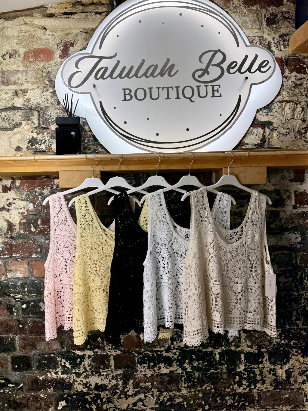 Crochet Cotton vest top