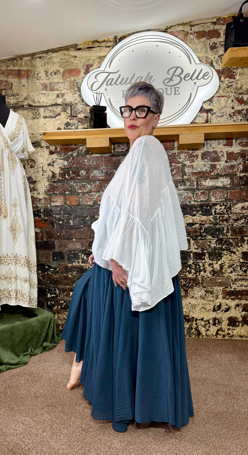 Angel wing blouse