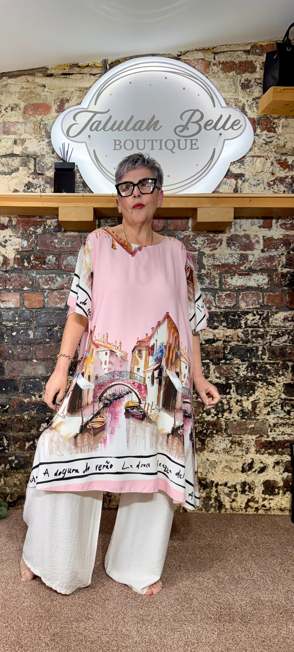 Printed tunic/dress