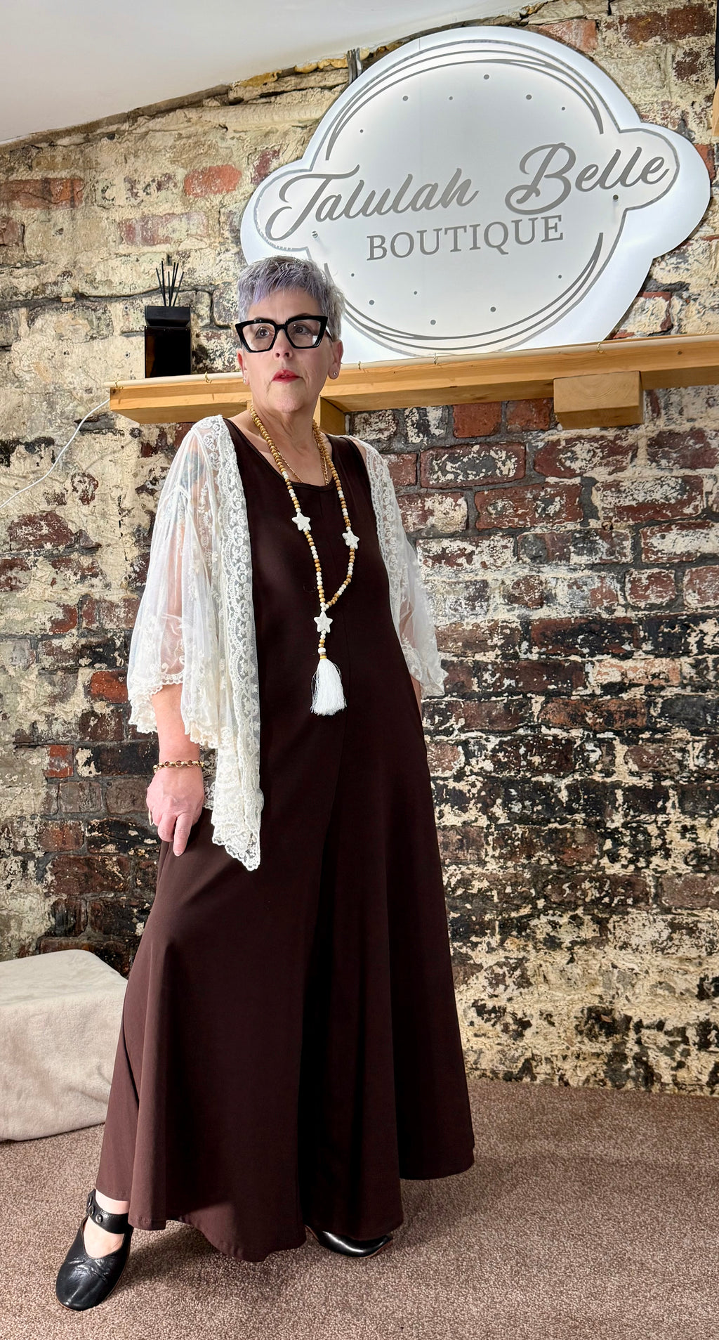 Wide leg jumpsuit