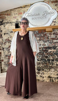 Wide leg jumpsuit