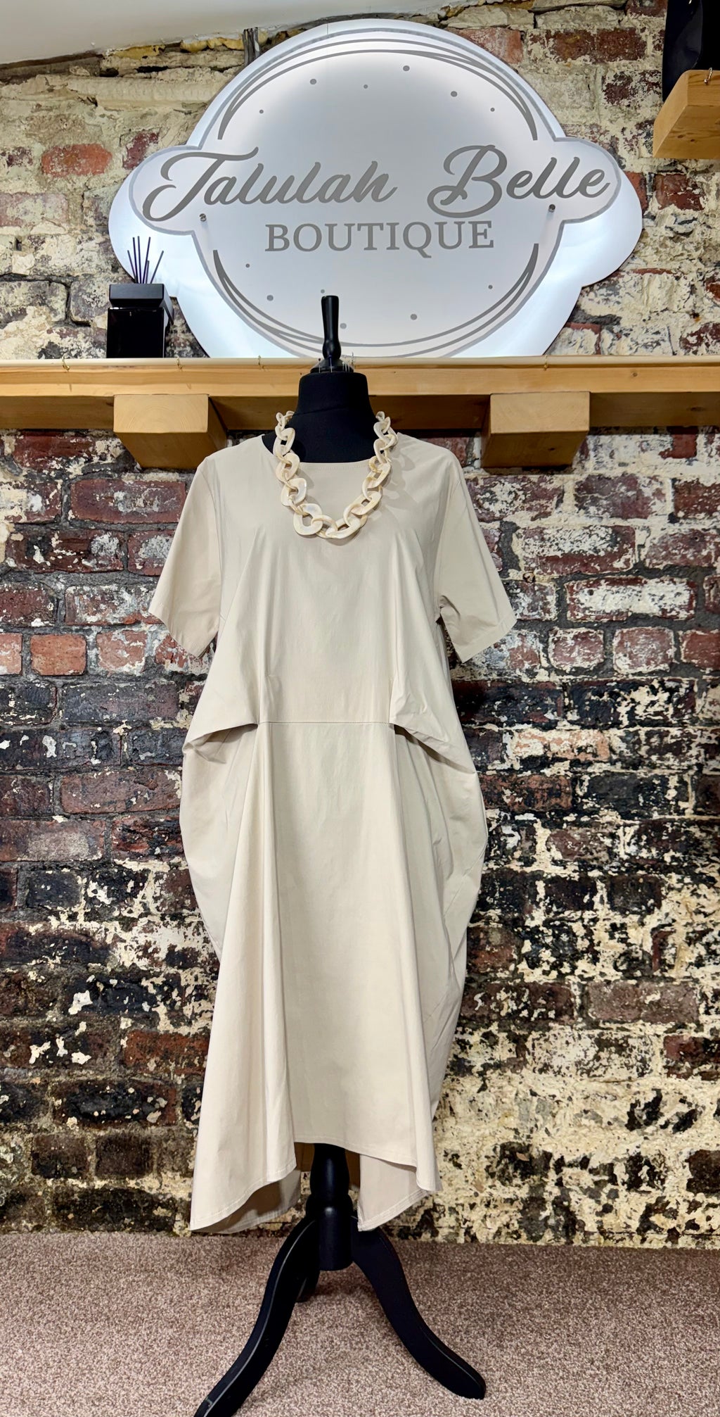 Tuck detailed dress