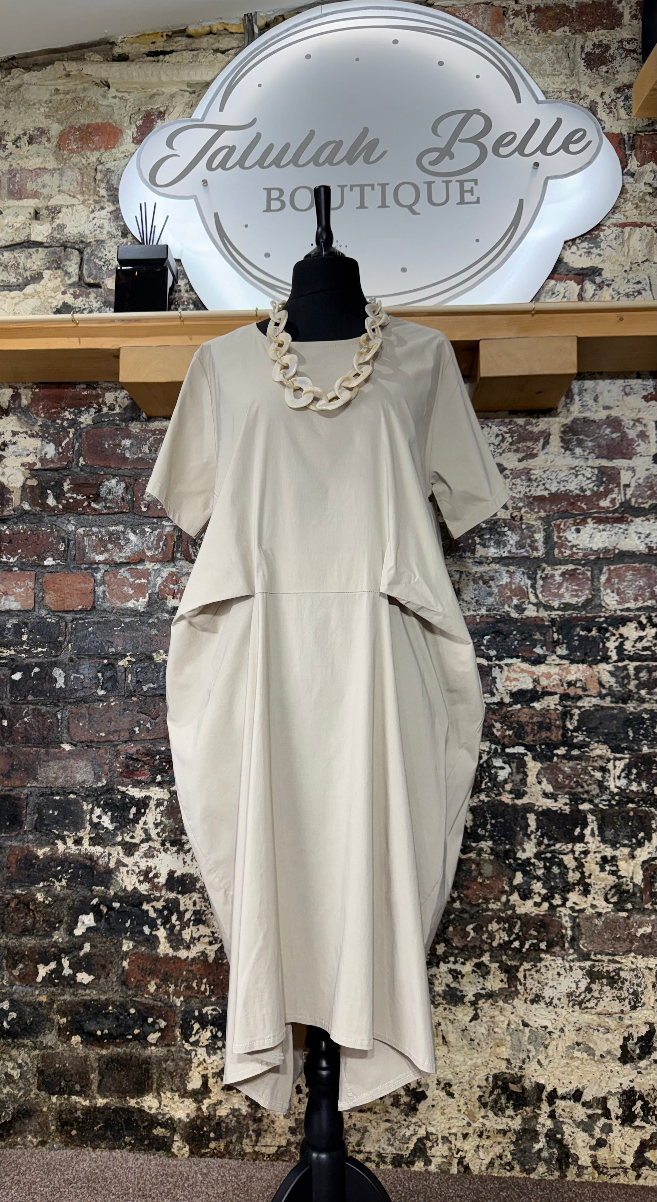 Tuck detailed dress