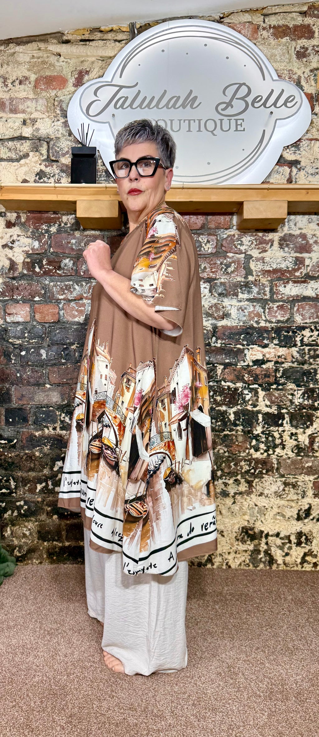 Printed tunic/dress