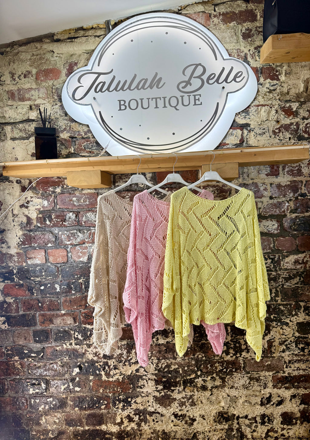Oversized crochet knit
