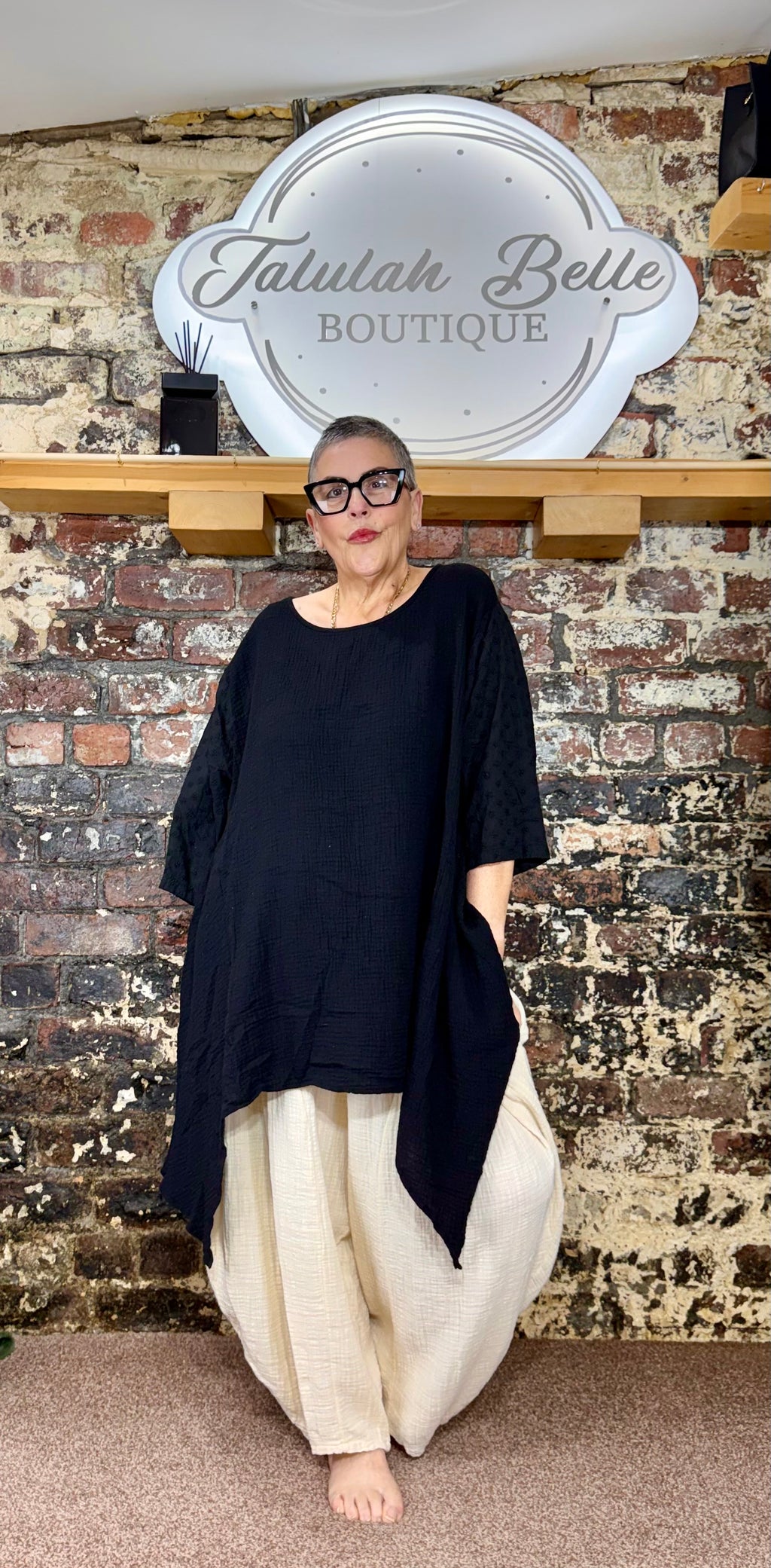 Parachute pillow cotton tunic