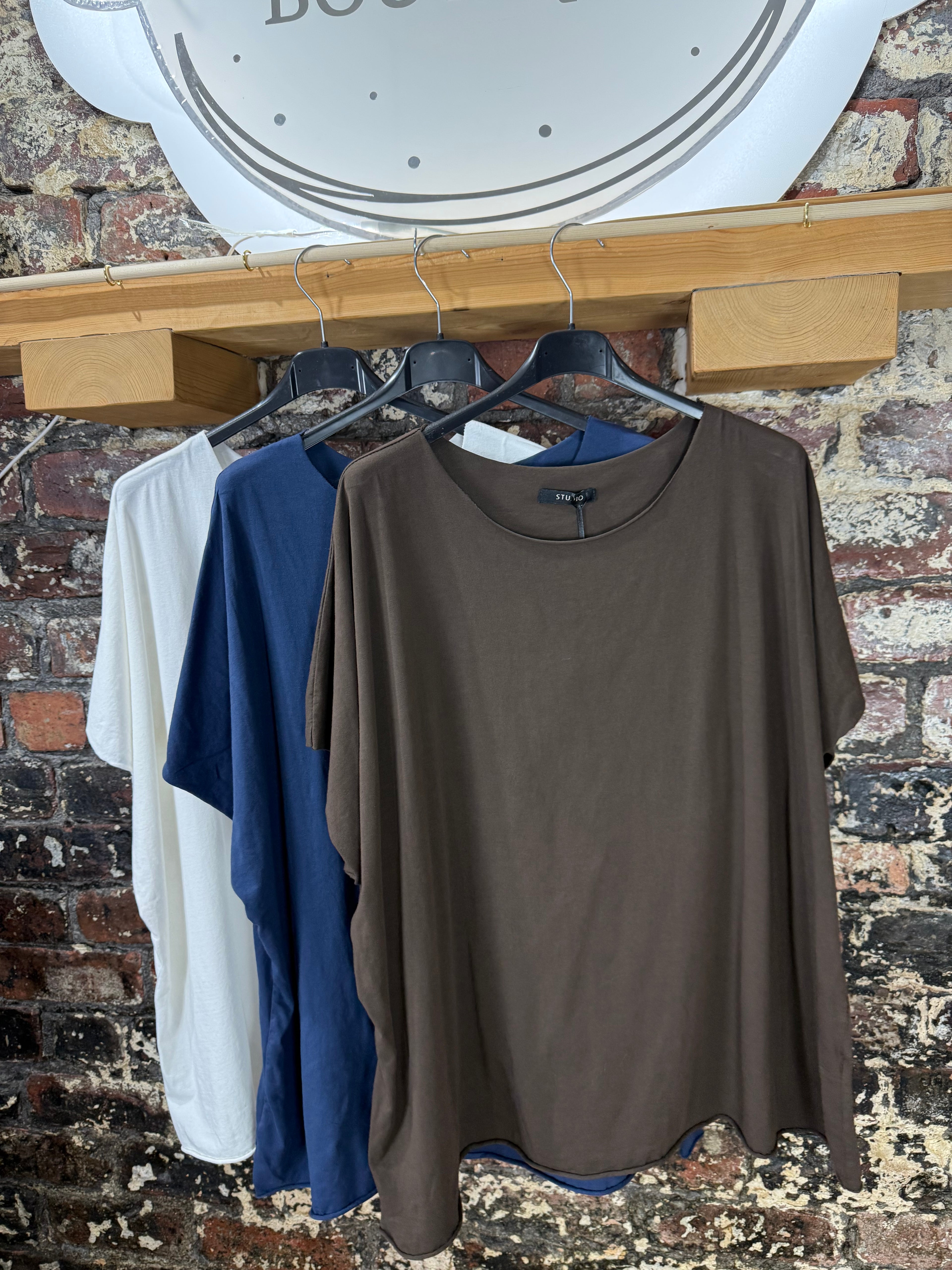 Oversized 100% cotton t-shirt