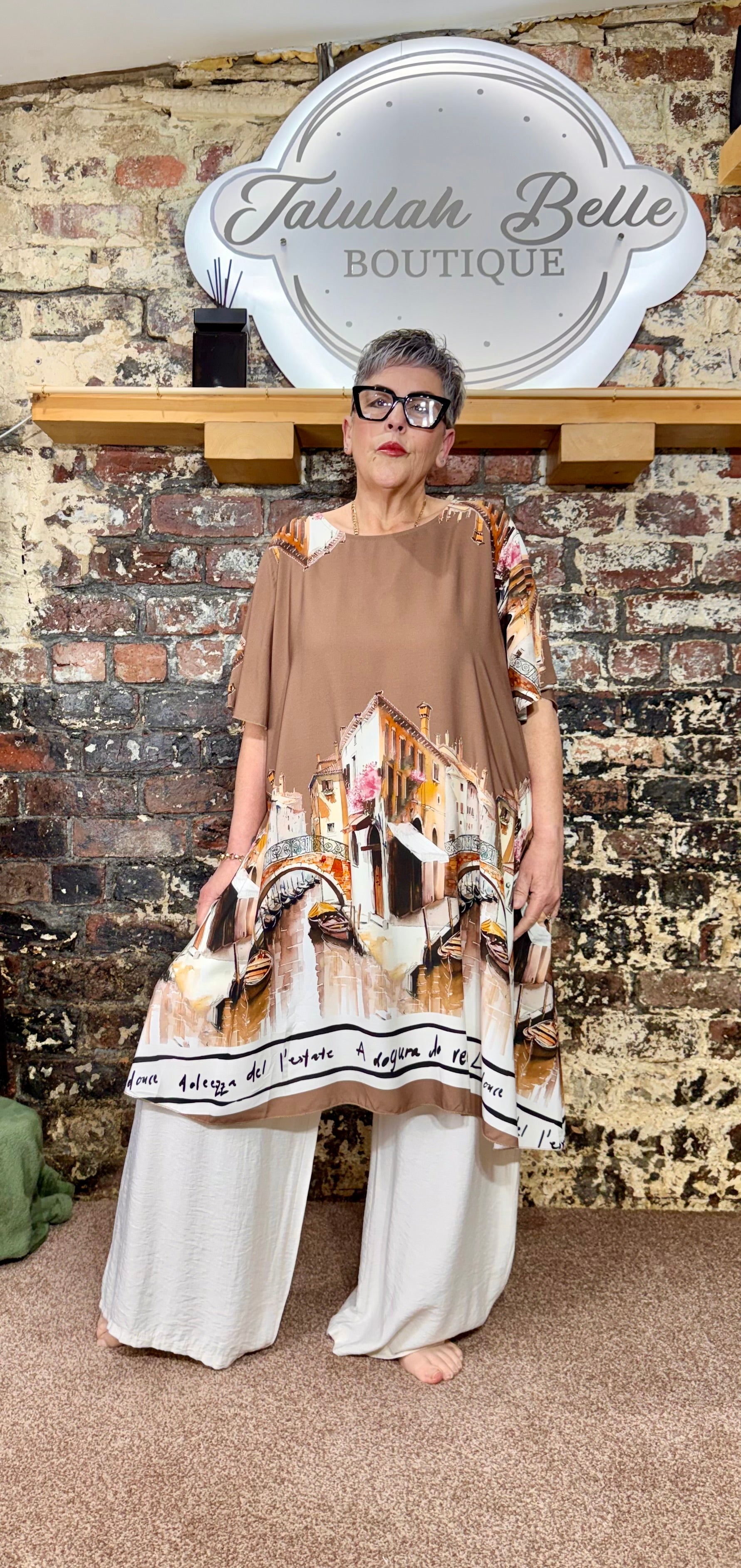 Printed tunic/dress