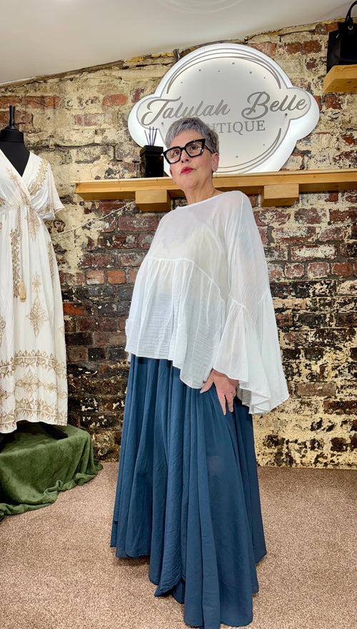 Angel wing blouse