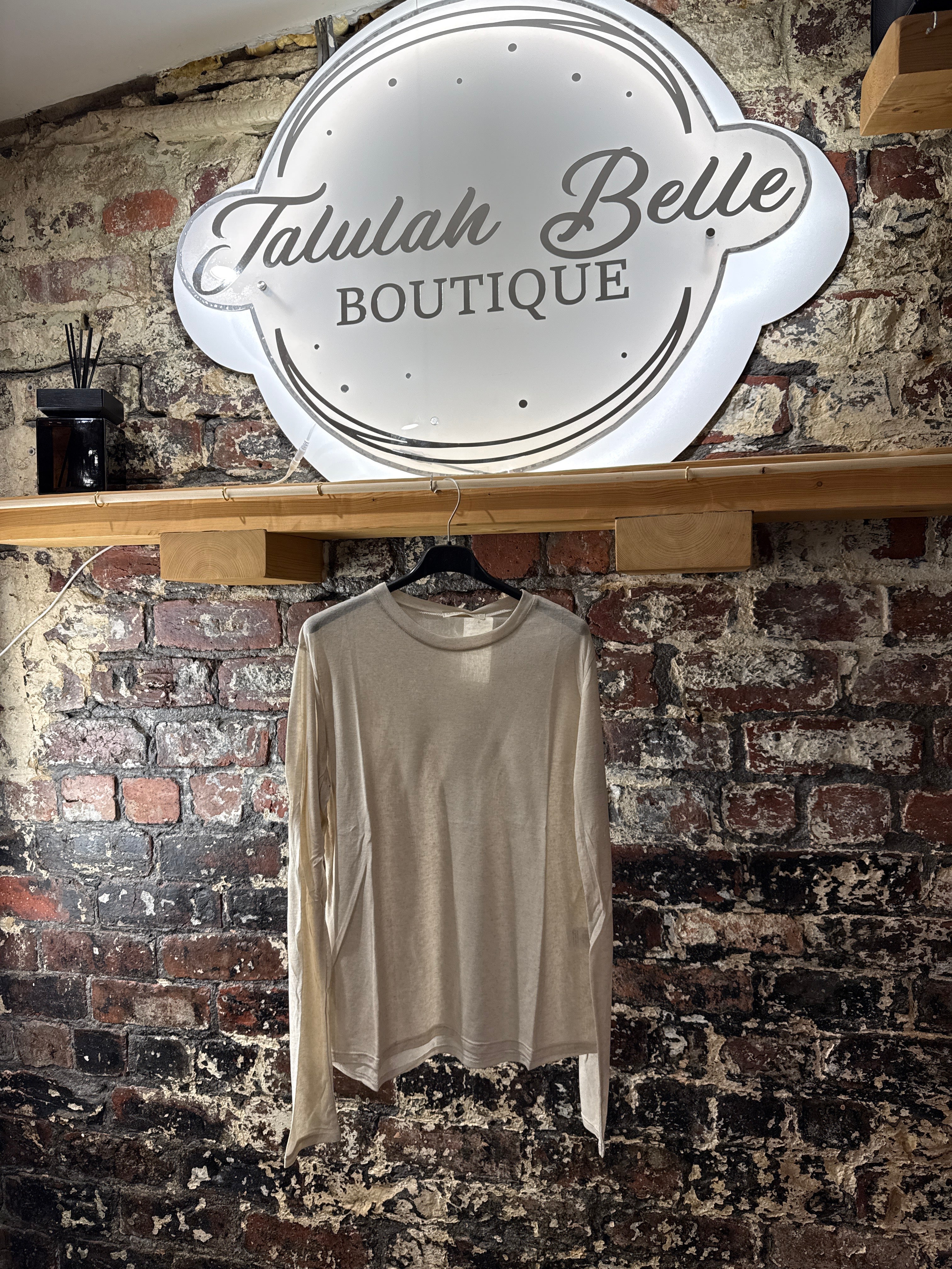 Cashmere blend sheer layering tops