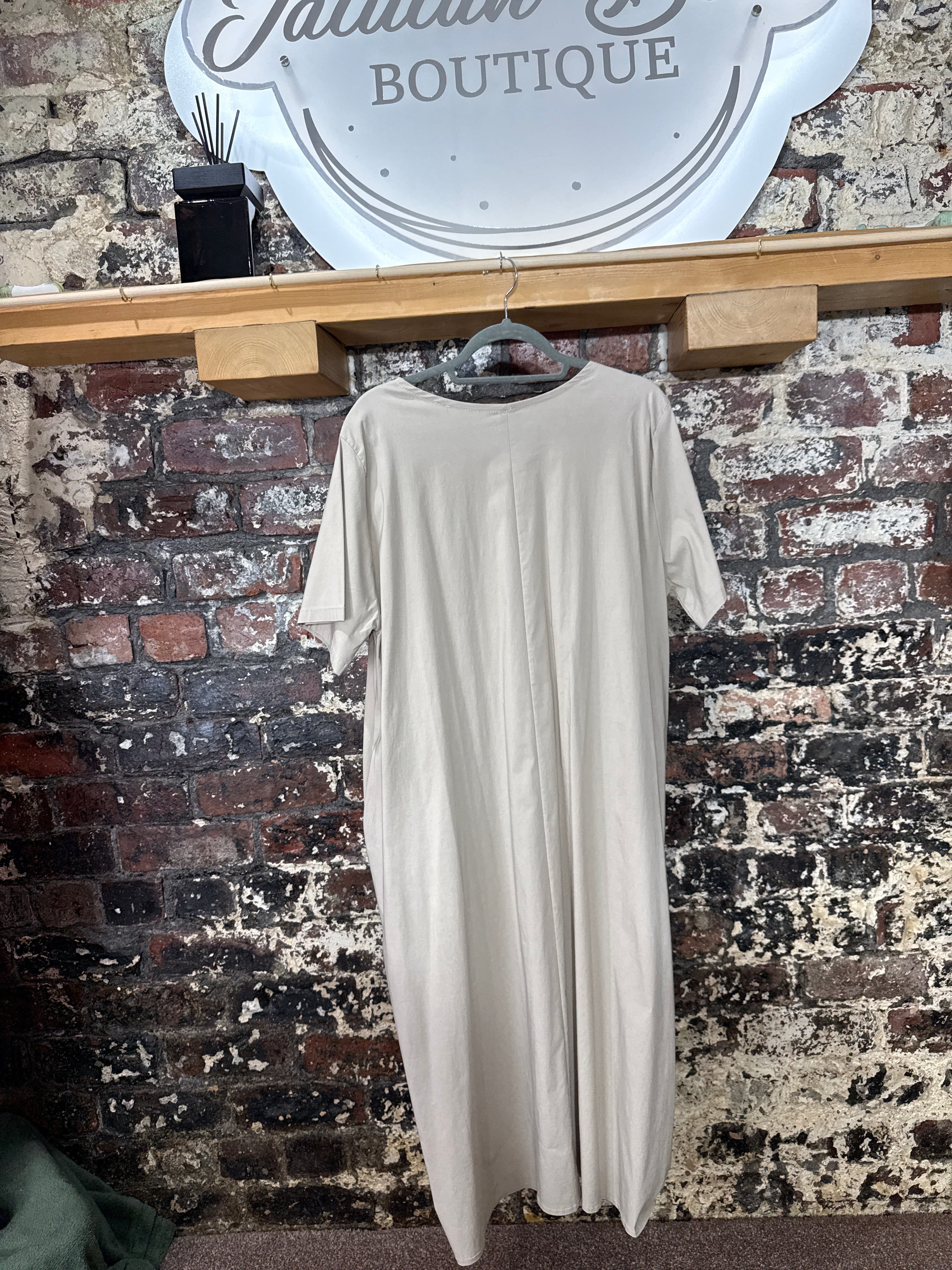 Tuck detailed dress