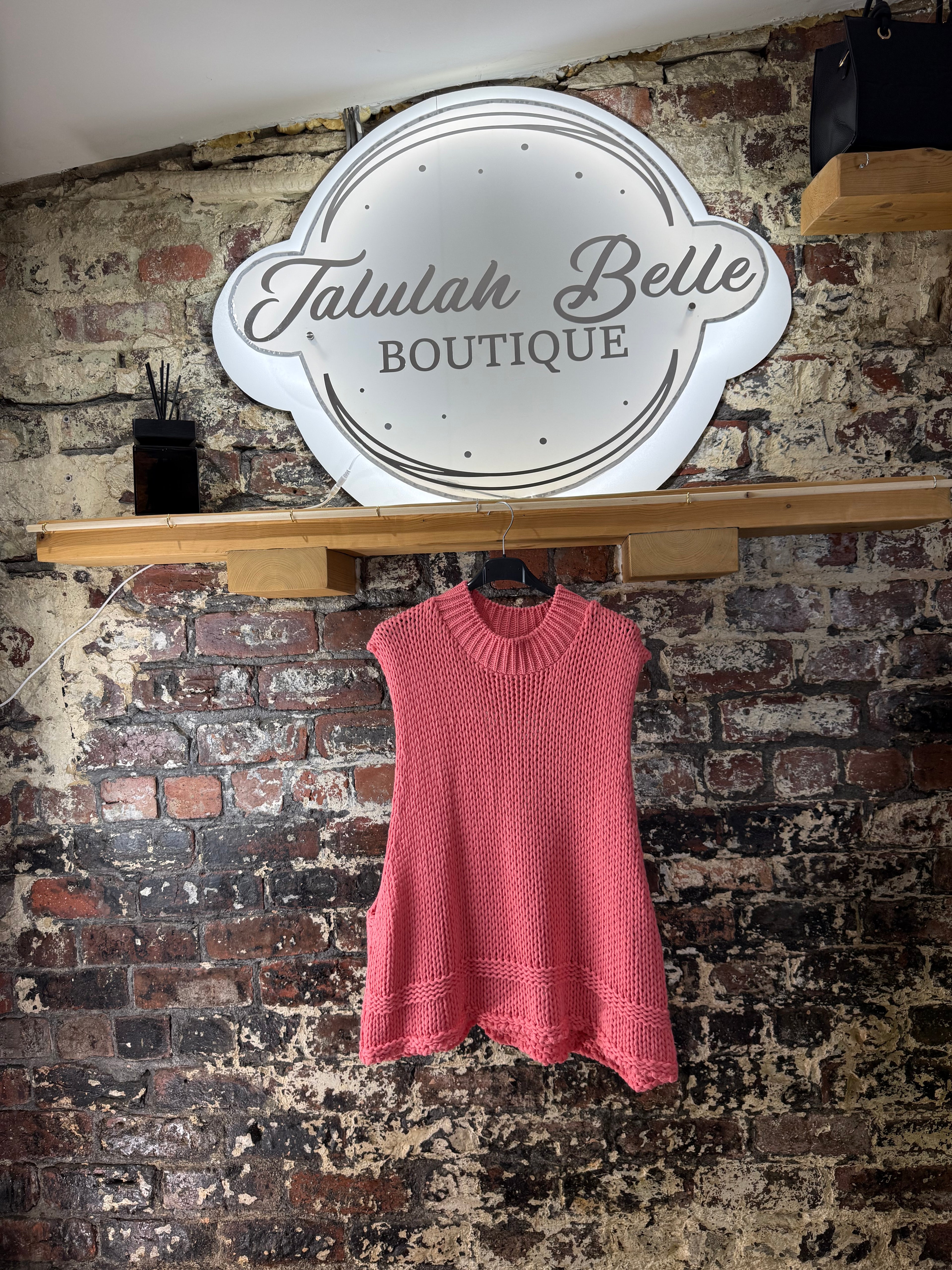 Fisherman tank knit