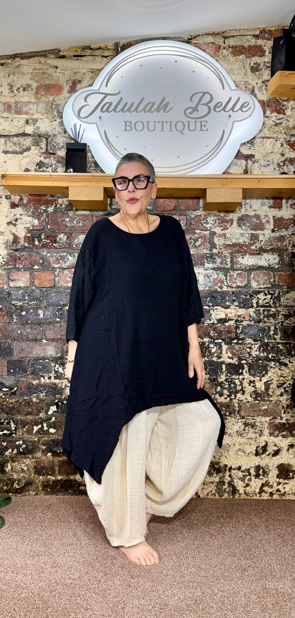 Parachute pillow cotton tunic