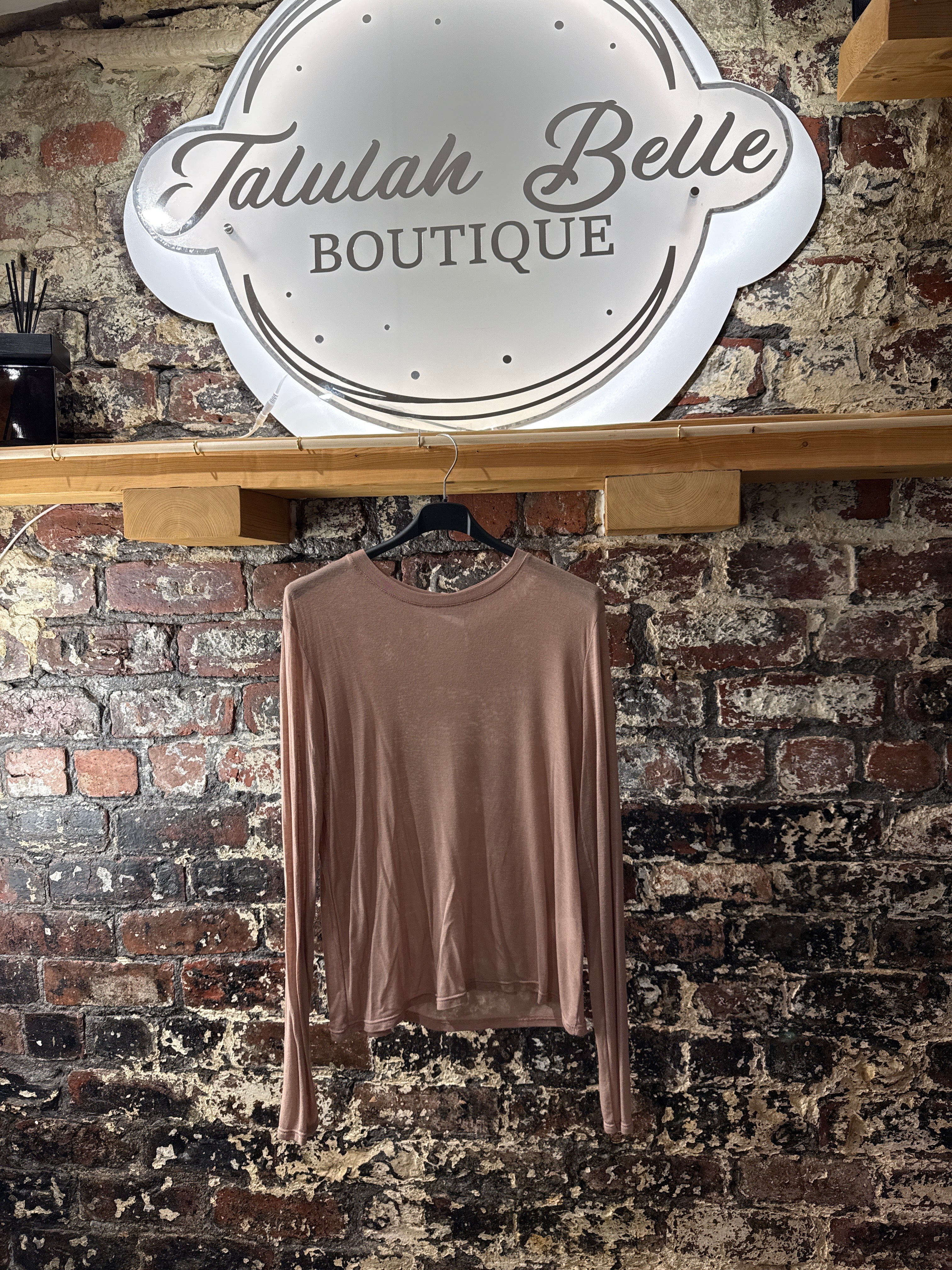 Cashmere blend sheer layering tops