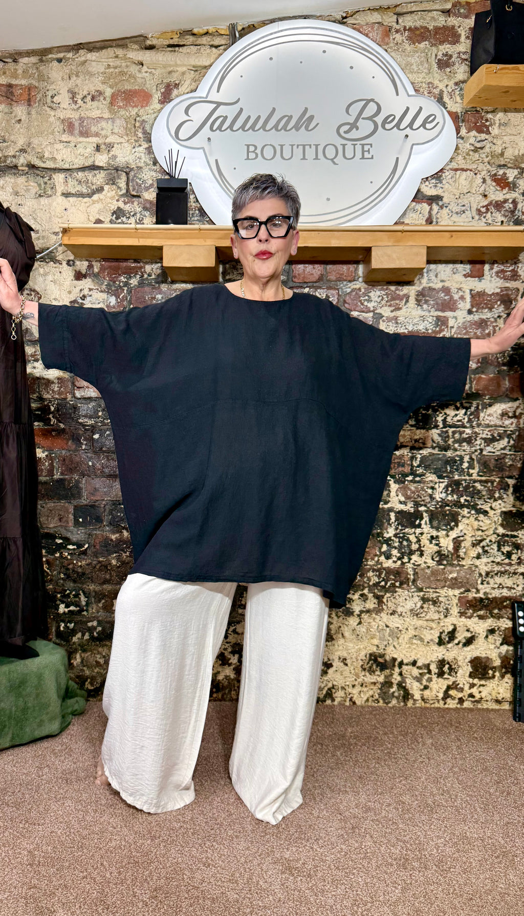 Ruched back tunic