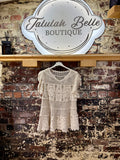Baby doll style crochet top