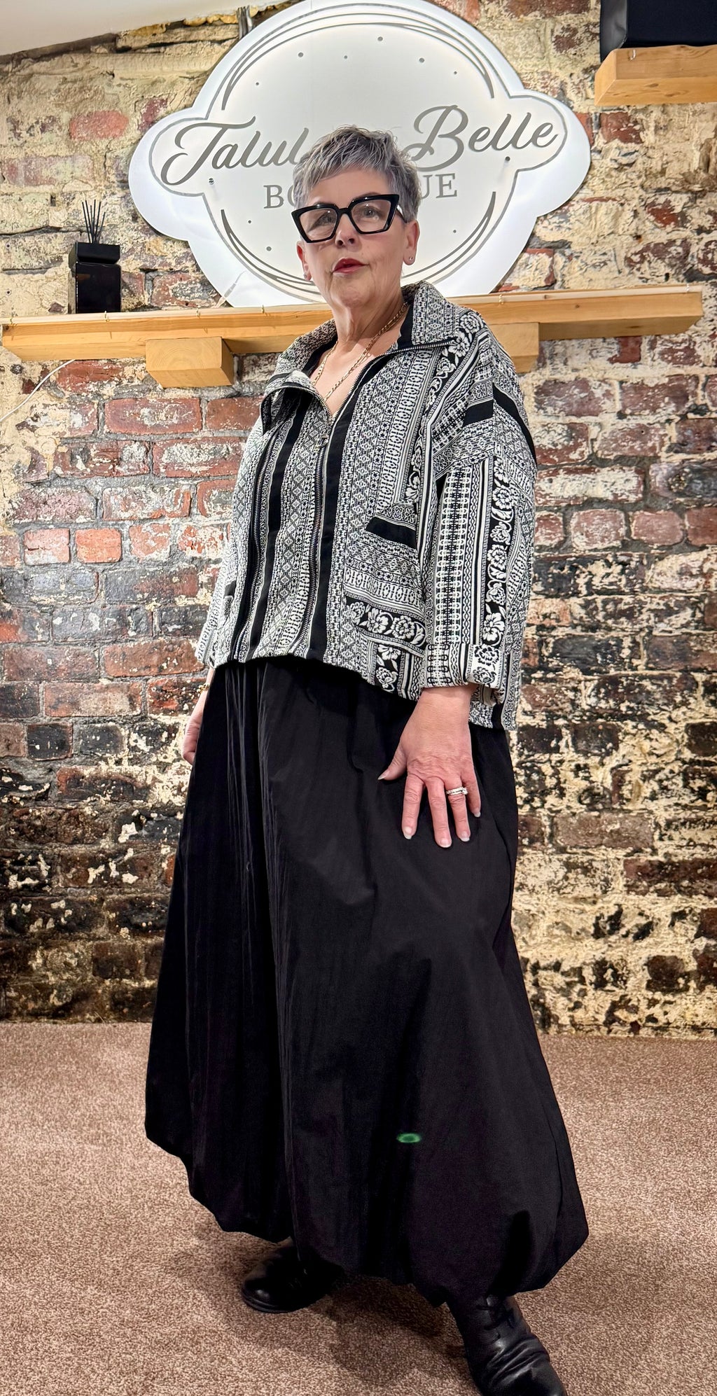 Monochrome jacket