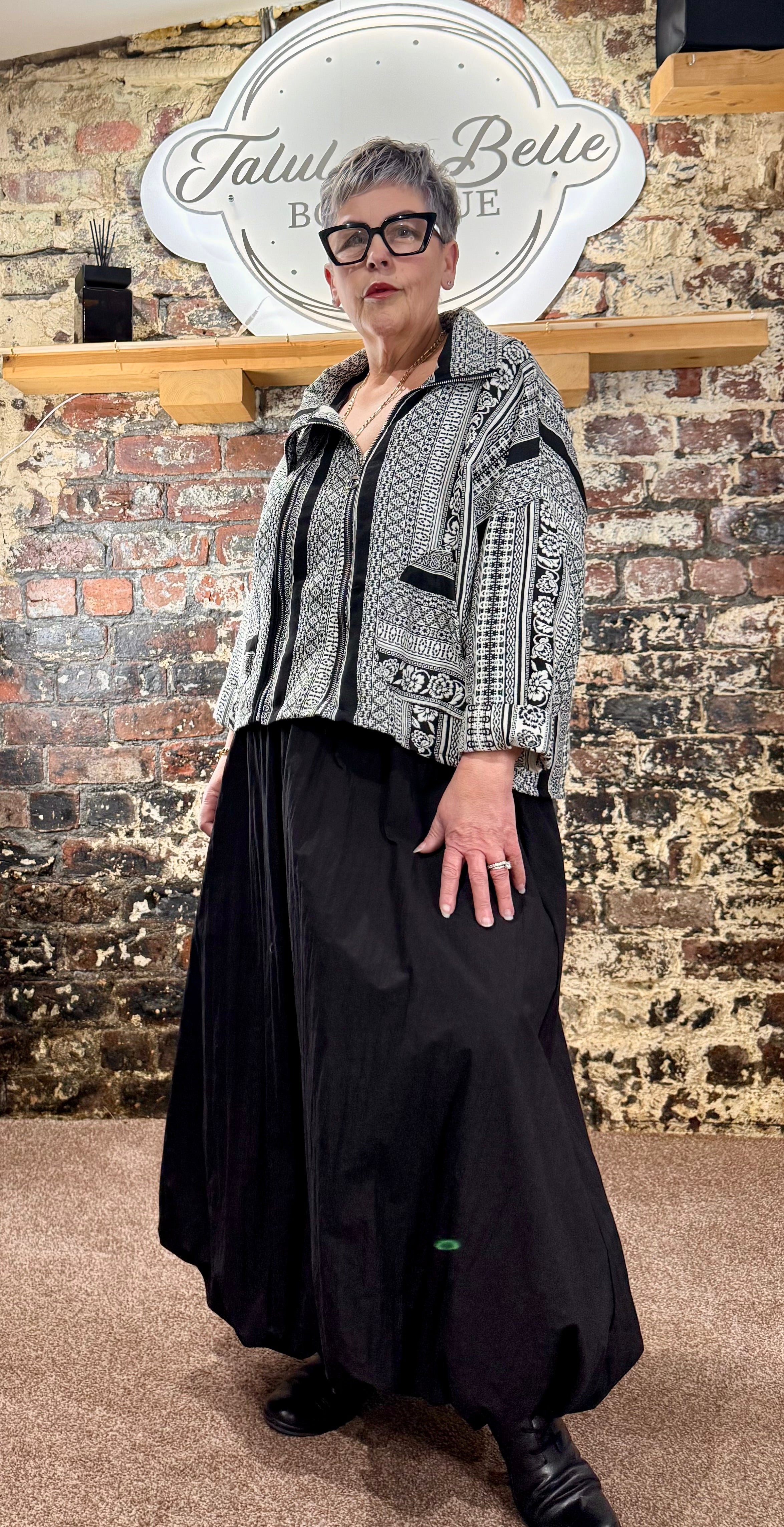 Monochrome jacket