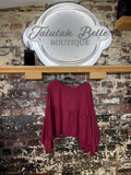 Angel wing blouse