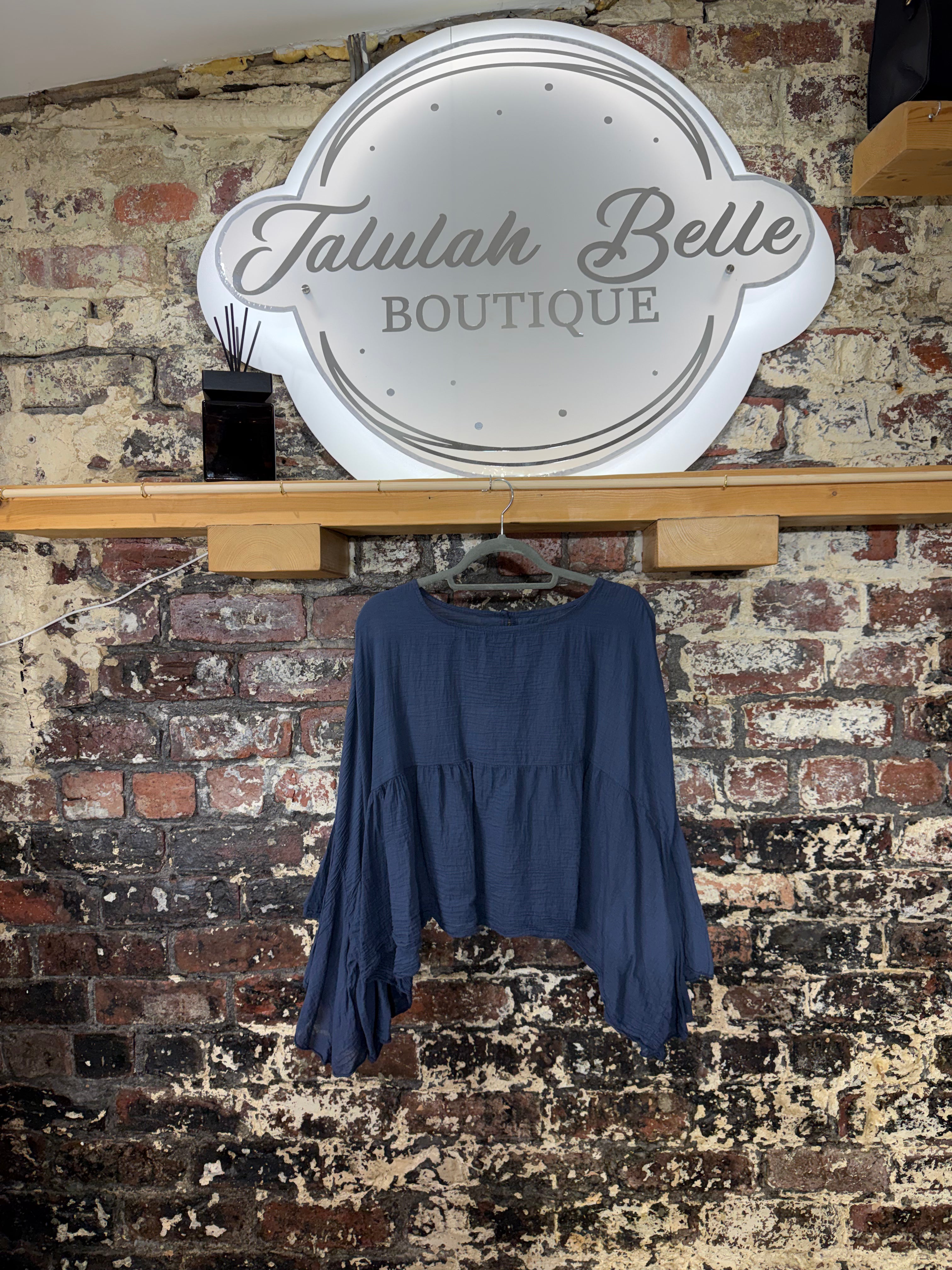 Angel wing blouse